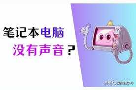 笔记本电脑看电视剧没有声音怎么回事(电视有声无影怎么解决)