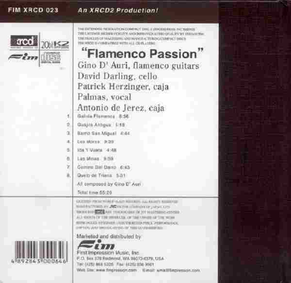 FIM-弗拉明戈的魅力[FlamencoPassion]XRCD-WAV整轨