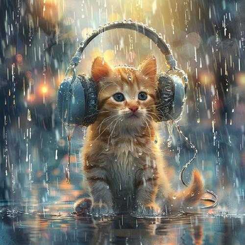 Sleepy Cat《Feline Rain Soothing Music for Cats》[FLAC/分轨][125.38MB]