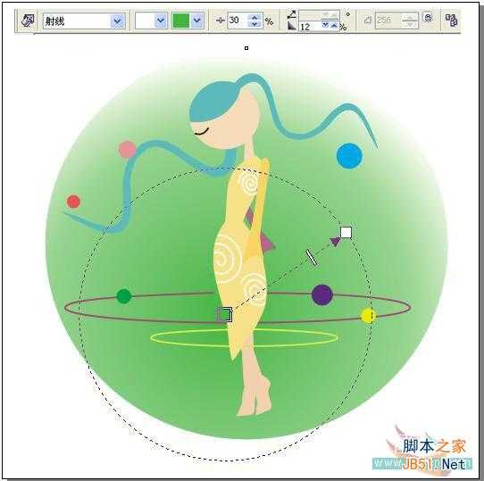 CorelDRAW(CDR)设计制作卡通风格少女插画鼠绘实例教程