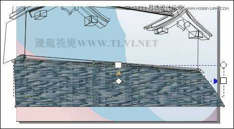 CorelDRAW实例教程：绘制中国古典建筑城楼场景画面