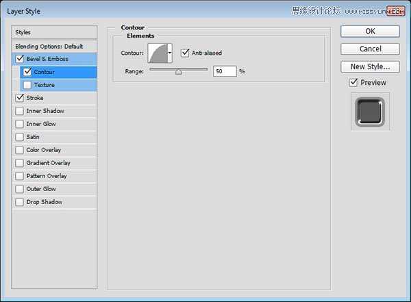 PS制作银色质感的3D立体字教程