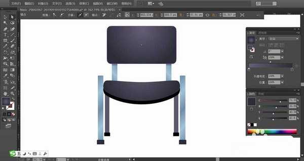 ai怎么绘制椅子图形? ai画椅子矢量图的教程