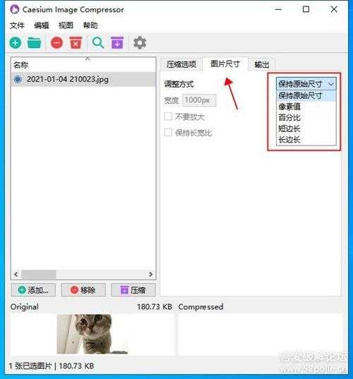 批量无损图片压缩工具-Caesium Image Compressor v2.3.0